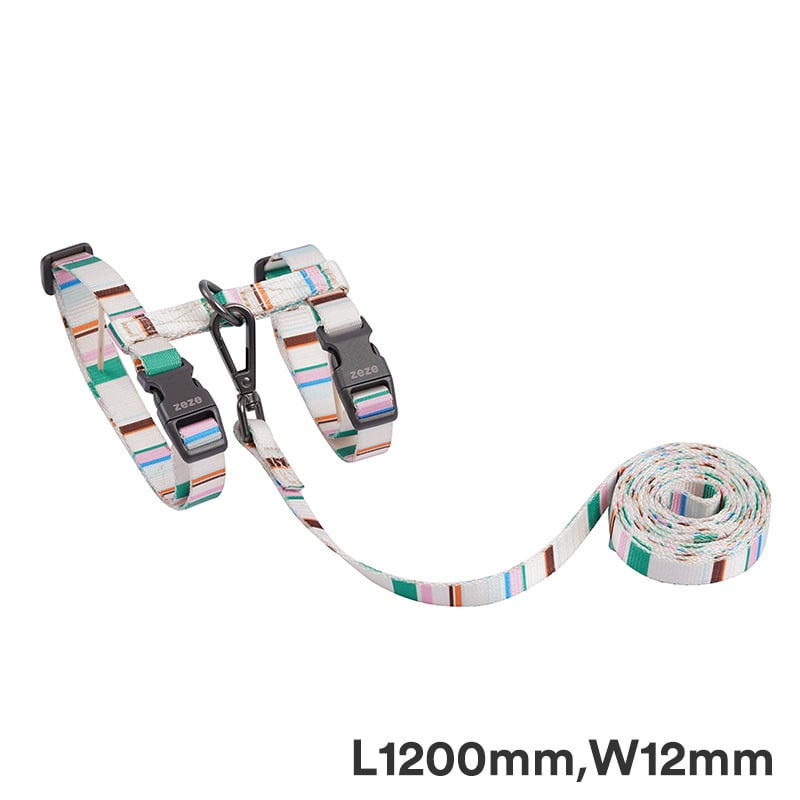 Кучешка каишка с I-образен дизайн, регулируема, против изплъзване, жилетен стил, за малки кучета; материал: полиестер, полиацетална смола, цинкова сплав