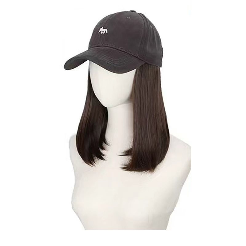 Šešir–ukomponirana perika s velikim valovima, vlakna otporna na toplinu, opcionalna fringe, korekcija oblika lica