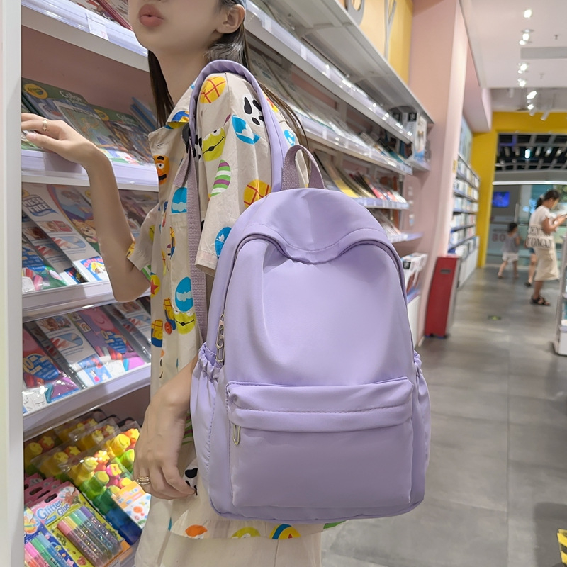 Unisex školski ruksak u japanskom stilu, od najlona, kapaciteta 20–35 L, kompatibilan s 12-inčnim laptopom, jastučno naramenice s zračnim jastukom