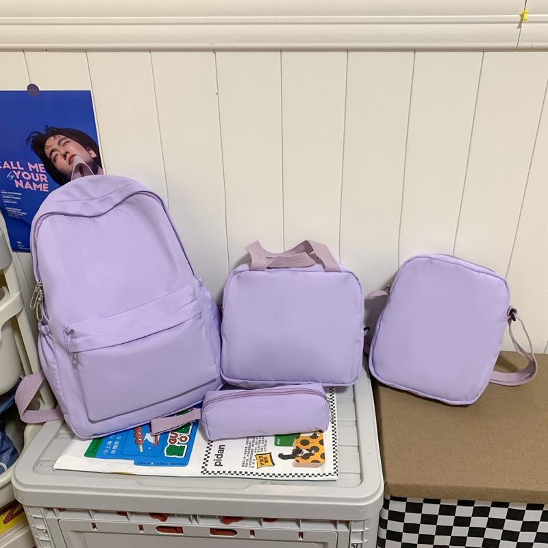 Unisex školski ruksak u japanskom stilu, od najlona, kapaciteta 20–35 L, kompatibilan s 12-inčnim laptopom, jastučno naramenice s zračnim jastukom