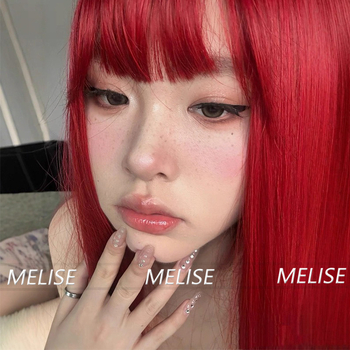 Meili perika egzotičnog stila, duga ravna kosa s pravim šiškama, visokotemperaturna svila, oblikovanje lica, model MG-ZF002-DHS