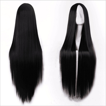 Anime cosplay wig, bočne šiške, termički otporna sintetička vlakna, bojiva, unisex