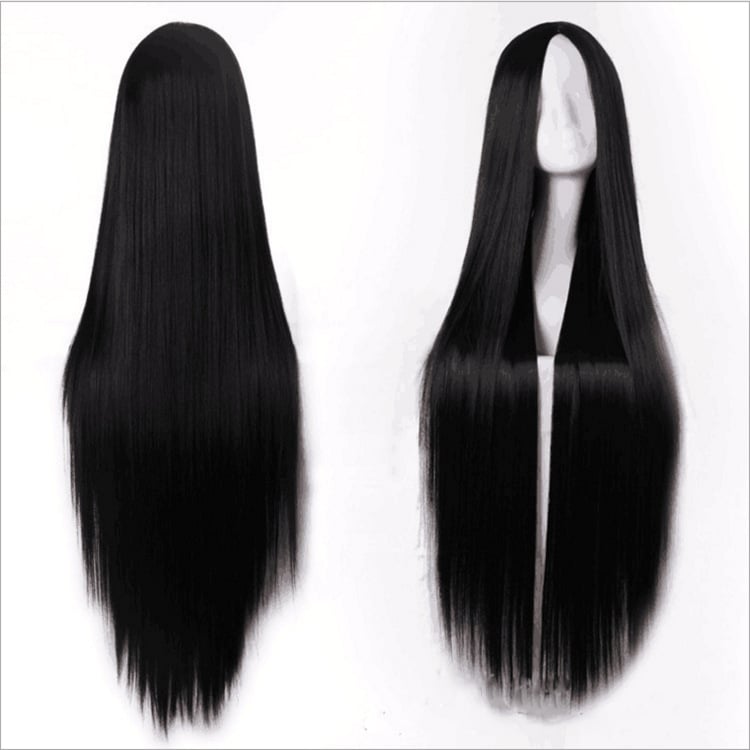 Anime cosplay wig, bočne šiške, termički otporna sintetička vlakna, bojiva, unisex