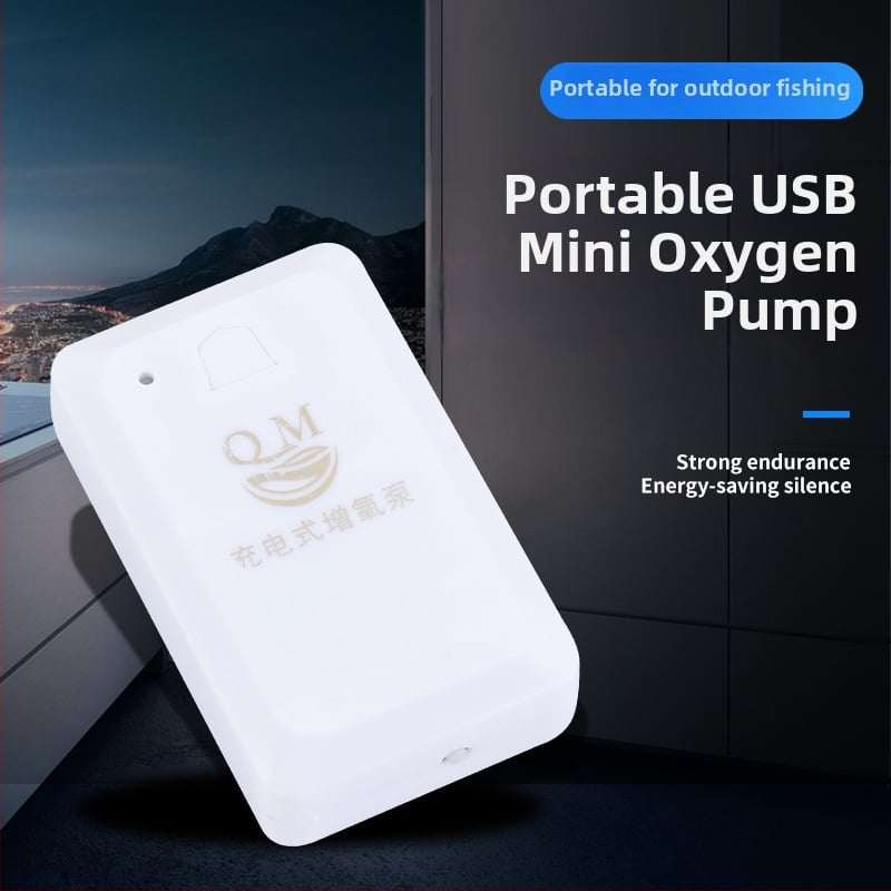 Φορητή αντλία οξυγόνου ενυδρείου – DC τροφοδοσία, 118 g, μάρκα Chuangqimei