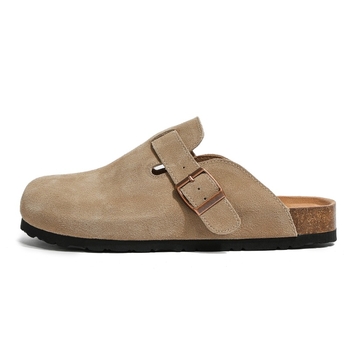 Ženske slip-on kožne cipele s zatvorenim prstom, unutarnja mikrovlakna, đon od pjene gume, ravni potplat, skrivena visina 0–3 cm