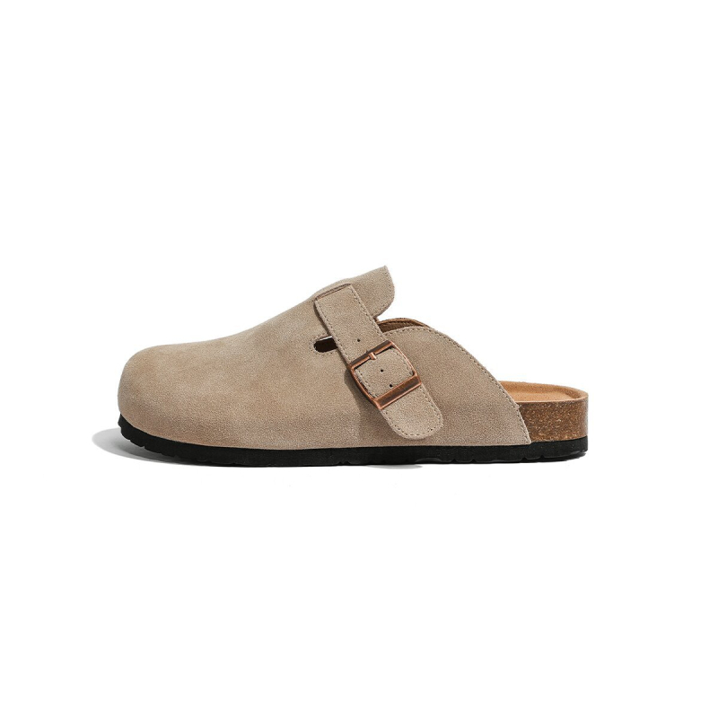 Ženske slip-on kožne cipele s zatvorenim prstom, unutarnja mikrovlakna, đon od pjene gume, ravni potplat, skrivena visina 0–3 cm