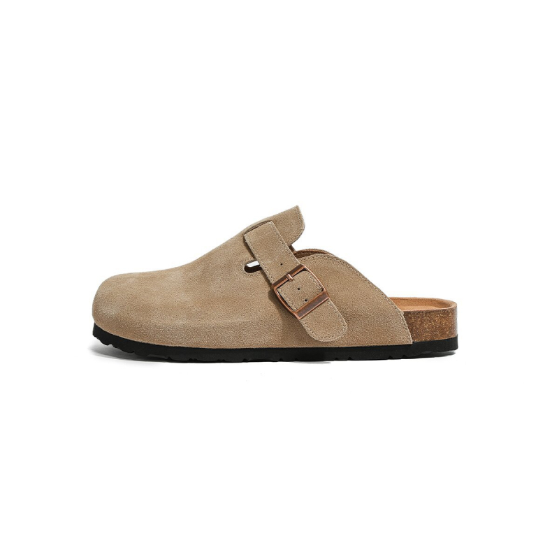 Ženske slip-on kožne cipele s zatvorenim prstom, unutarnja mikrovlakna, đon od pjene gume, ravni potplat, skrivena visina 0–3 cm