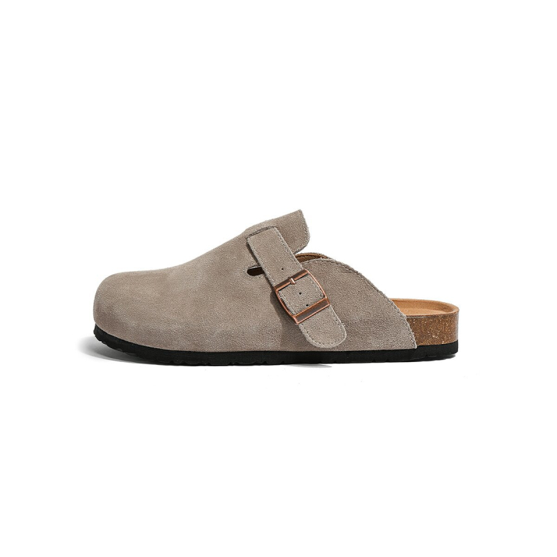Ženske slip-on kožne cipele s zatvorenim prstom, unutarnja mikrovlakna, đon od pjene gume, ravni potplat, skrivena visina 0–3 cm