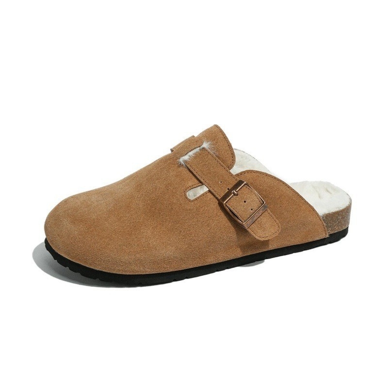 Ženske slip-on kožne cipele s zatvorenim prstom, unutarnja mikrovlakna, đon od pjene gume, ravni potplat, skrivena visina 0–3 cm