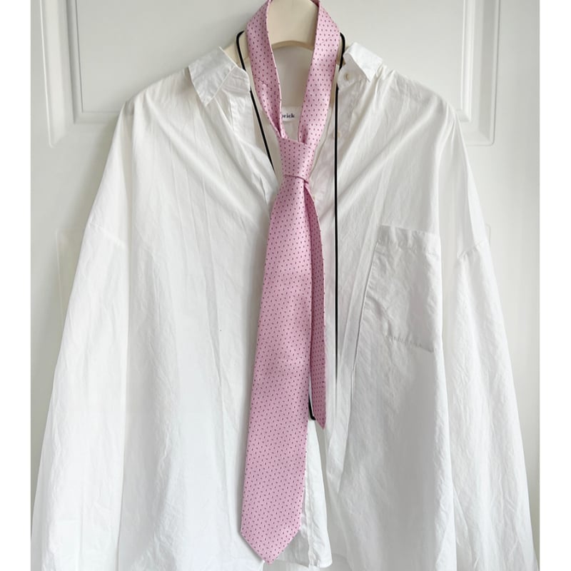 Kravata s točkicama, ručno vezana, unisex dodatak za košulju (polyester, valoviti oblik, tkano)