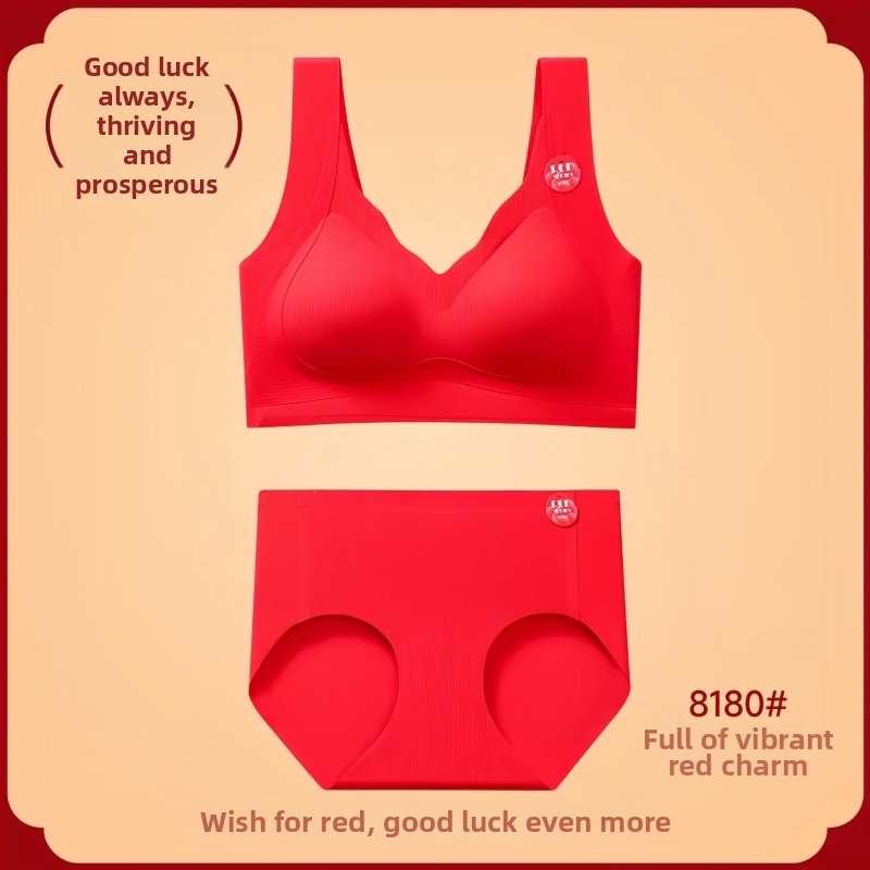 Nylon anyagú, vezeték nélküli, 3/4 kosár, vékony formázott kosár, tank-top stílusú fehérnemű szett