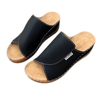 Ženske papuče s jednim remenom, PU gornji dio, otvoreni prst, gumeni potplat, proljeće 2025, šifra 6923