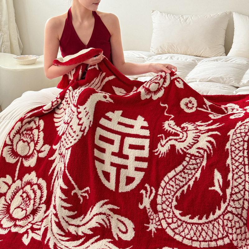 Zimska jednobojna fleece deka od poliester, 90–95% poliester, jednostavan modern stil