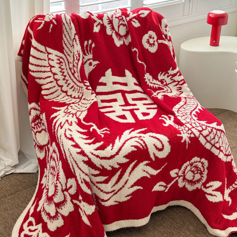 Zimska jednobojna fleece deka od poliester, 90–95% poliester, jednostavan modern stil