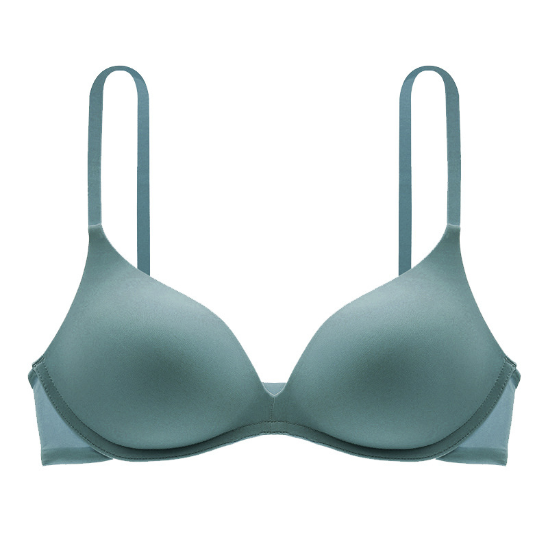 Editha σουτιέν χωρίς ραφές για γυναίκες, νάιλον ύφασμα, cups 3/4 με λεπτό σφουγγάρι, σταθερά διπλά λουριά, πίσω διπλό κούμπωμα
