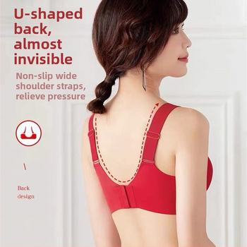 Športový set podprsenky — Košíček 3/4, Tenký tvarovaný košíček, Pevné dvojité ramienka, Zadný trojradový spona, Spandex