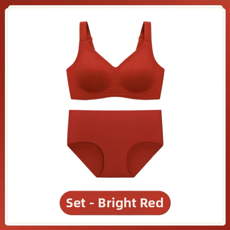 Športový set podprsenky — Košíček 3/4, Tenký tvarovaný košíček, Pevné dvojité ramienka, Zadný trojradový spona, Spandex