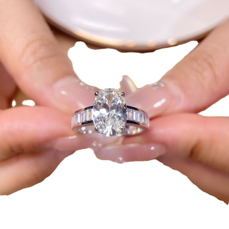 Prsten, 925 srebro, Kudi's House, Geometrijski dizajn, Ugrađen dragim kamenjem