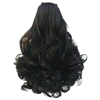 Lófarú paróka, rövid göndör stílus, magas hőálló rostok, Yongrui márka, modell 178