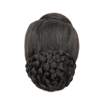 Ponytail peruka, ručno tkanih svilenih vlasi, model 026 BUN, za žene