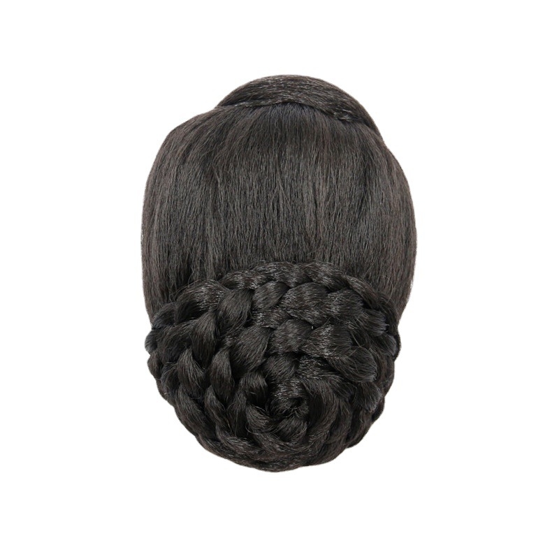 Ponytail peruka, ručno tkanih svilenih vlasi, model 026 BUN, za žene