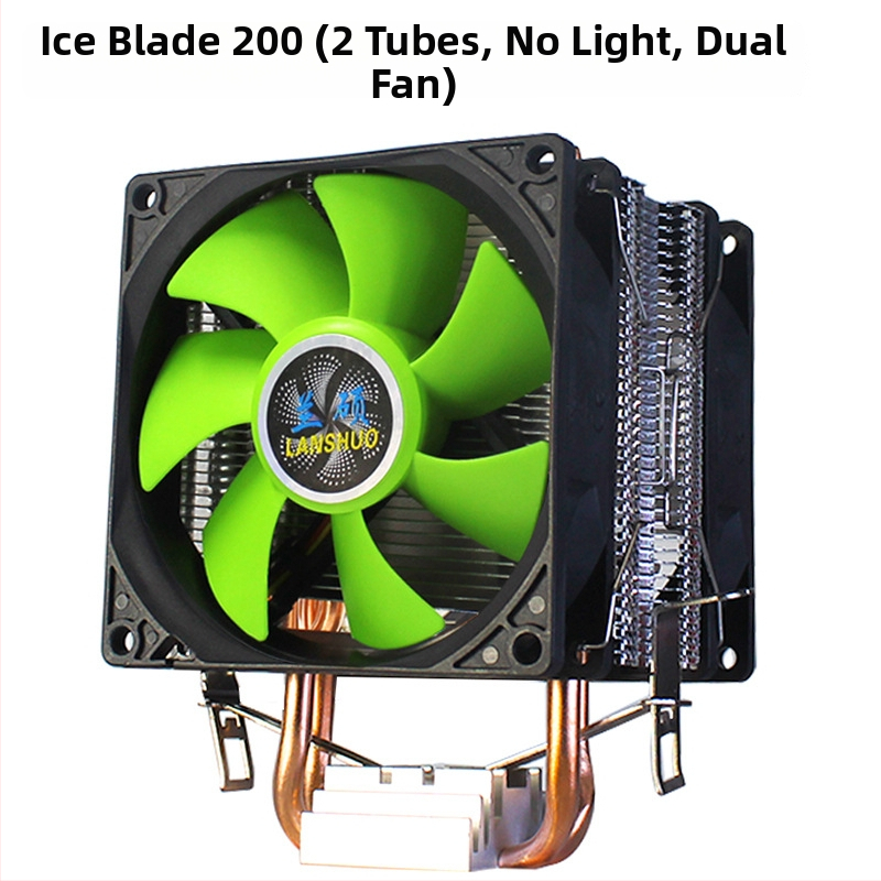 Ψύκτης CPU Ice Tower 600, 6 χαλκού σωληνώσεις μεταφοράς θερμότητας, σύνδεση χαλκού-αλουμινίου, υδραυλικό ρουλεμάν, αθόρυβη λειτουργία, 2000 RPM