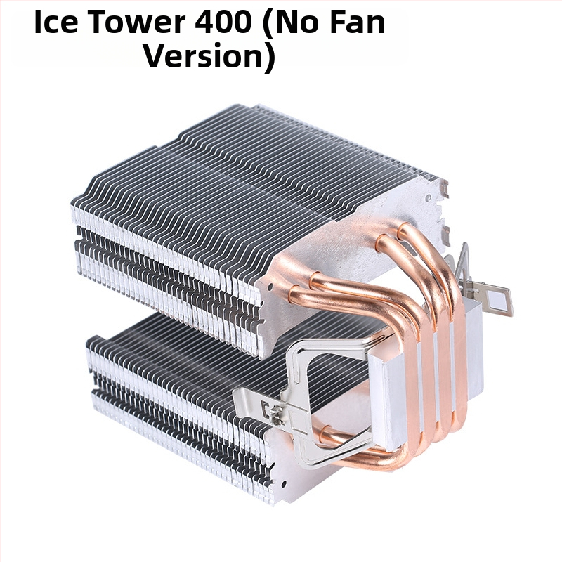 Ψύκτης CPU Ice Tower 600, 6 χαλκού σωληνώσεις μεταφοράς θερμότητας, σύνδεση χαλκού-αλουμινίου, υδραυλικό ρουλεμάν, αθόρυβη λειτουργία, 2000 RPM