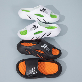 Унисекс EVA чехли с дебела противохлъзваща подметка за вътрешна и външна употреба, инжекционно формована подметка