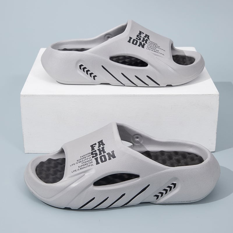 Унисекс EVA чехли с дебела противохлъзваща подметка за вътрешна и външна употреба, инжекционно формована подметка