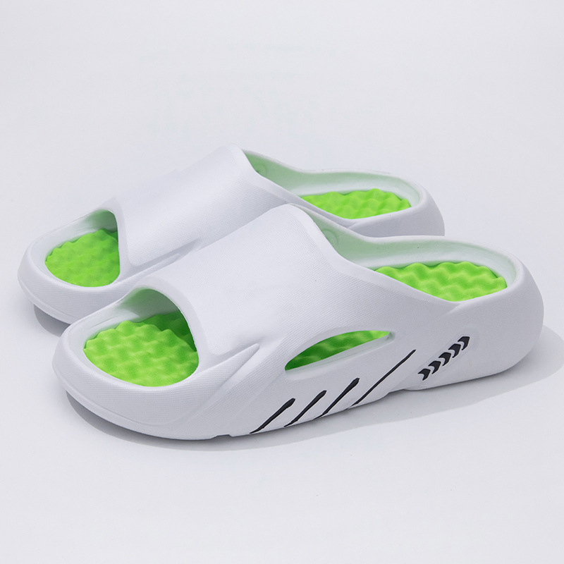 Унисекс EVA чехли с дебела противохлъзваща подметка за вътрешна и външна употреба, инжекционно формована подметка