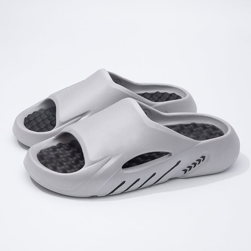 Унисекс EVA чехли с дебела противохлъзваща подметка за вътрешна и външна употреба, инжекционно формована подметка