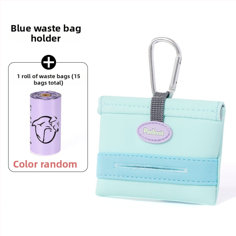 Plastová taška na psie výkaly pre prechádzky s psom, s nástrojom na zber
