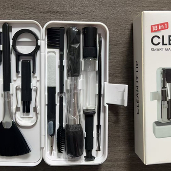Set de curățare 18 în 1 pentru notebook, telefon, computer și căști | Material ABS | Model Q10q19 | Greutate 0,11 kg