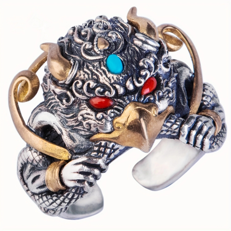 Narukvica s motivom životinja/Zodijak, elektroplatiranje, Novi kineski stil, Unisex