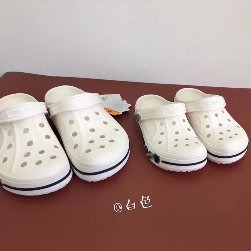 Uniszex EVA Crocs papucs, 2–3 cm vastag talppal, Baotou stílus, gyorsan száradó, légáteresztő