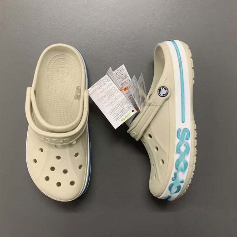 Uniszex EVA Crocs papucs, 2–3 cm vastag talppal, Baotou stílus, gyorsan száradó, légáteresztő