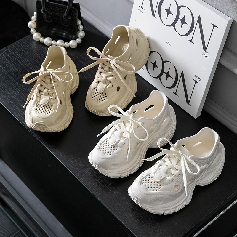 Crocs stil unisex sandale za ljeto 2025 – povišujuća debela EVA potplat, EVA gornji dio, otporne na sklizanje, prozračne, lagane