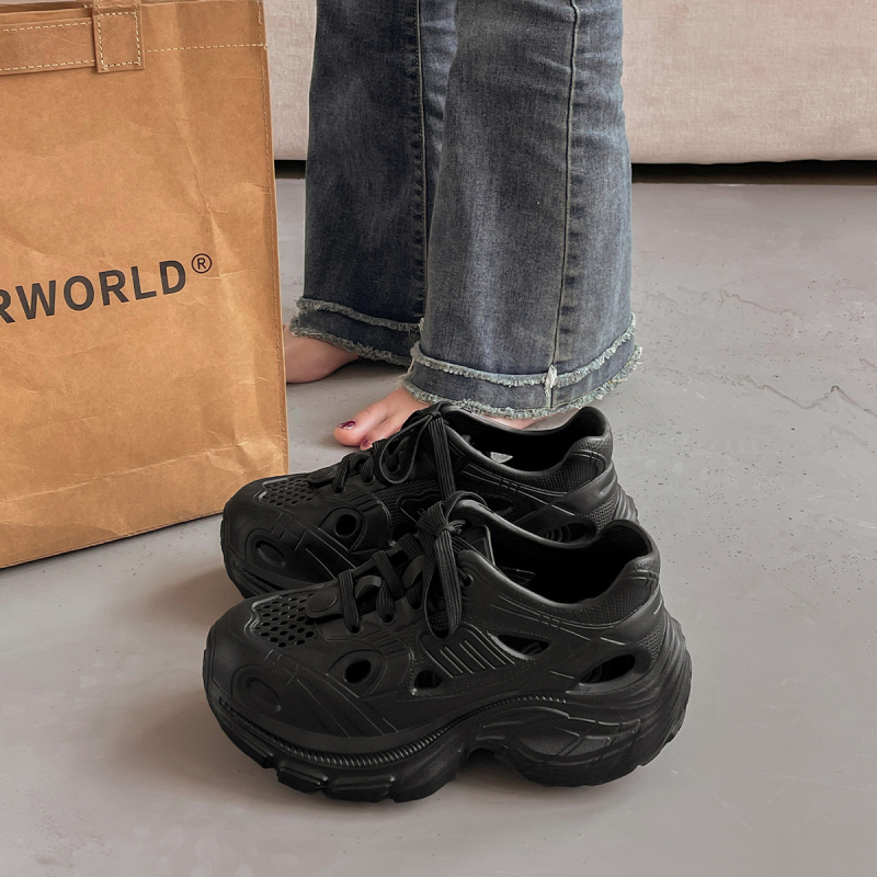 Crocs stil unisex sandale za ljeto 2025 – povišujuća debela EVA potplat, EVA gornji dio, otporne na sklizanje, prozračne, lagane