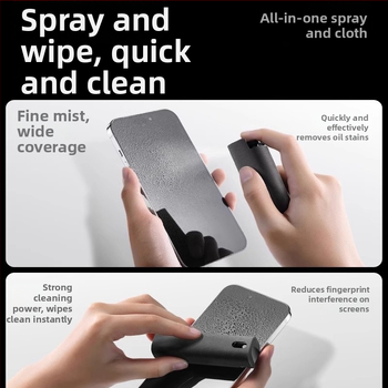 All-in-One čistiaci set na obrazovky pre notebooky, mobilné telefóny, počítače a digitálne kamery – 55 g, OEM spracovanie