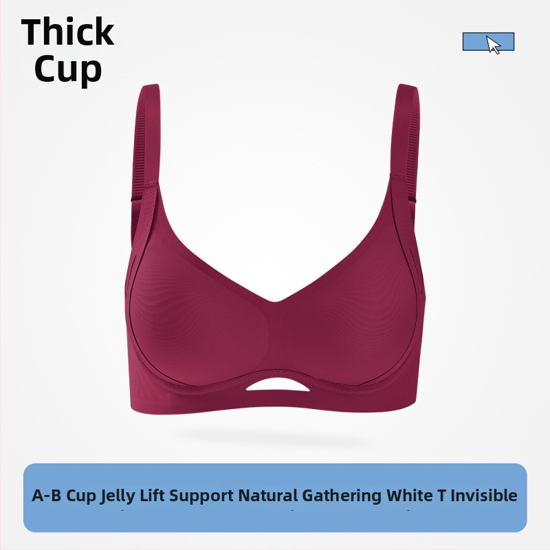 Sutien Push-Up, cupă 3/4, fără cusături, nylon, bretele fixe, închidere cu patru rânduri