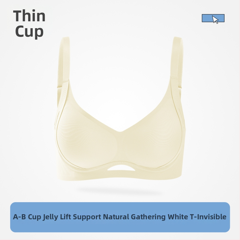 Sutien Push-Up, cupă 3/4, fără cusături, nylon, bretele fixe, închidere cu patru rânduri