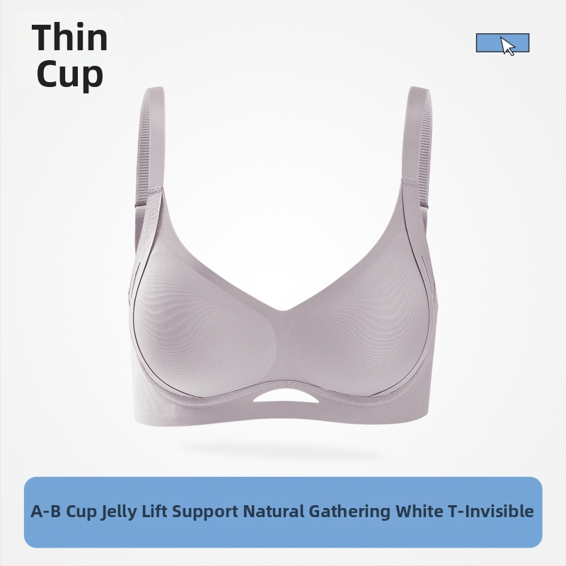 Sutien Push-Up, cupă 3/4, fără cusături, nylon, bretele fixe, închidere cu patru rânduri