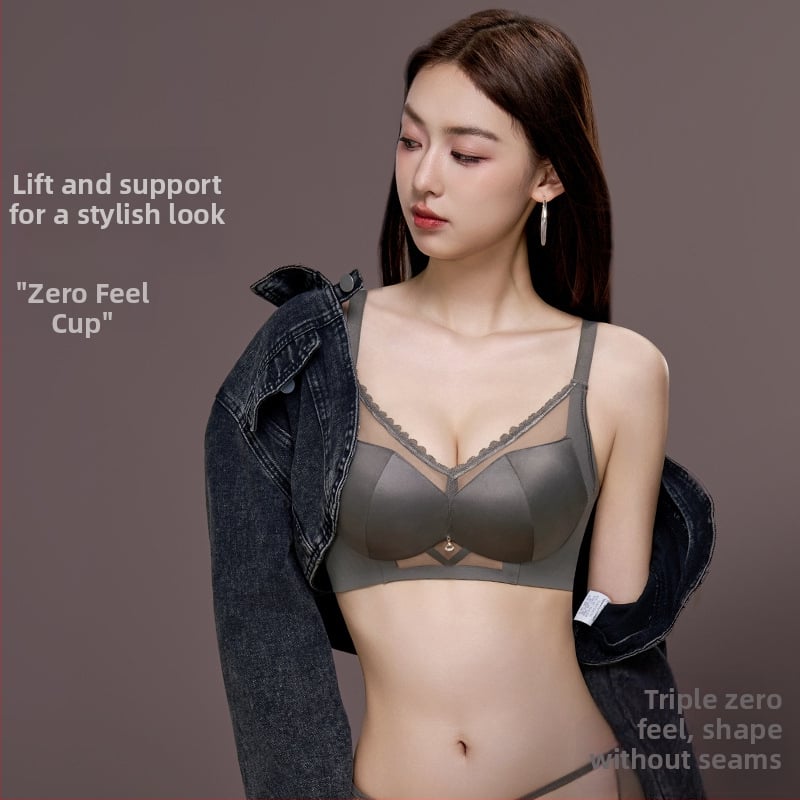 Sutien push-up pentru sâni mici, fără sârmă, cupe 3/4, forme groase, bretele fixe, închidere în spate cu trei rânduri de cârlige, din nailon cu căptușeală elastan