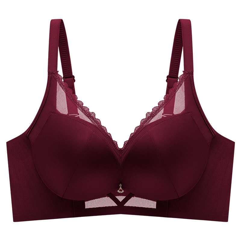 Sutien push-up pentru sâni mici, fără sârmă, cupe 3/4, forme groase, bretele fixe, închidere în spate cu trei rânduri de cârlige, din nailon cu căptușeală elastan