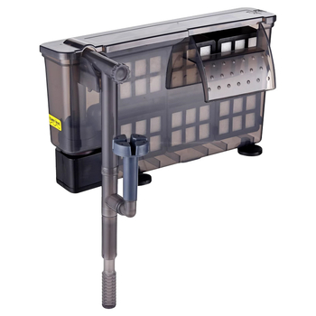 Τοίχου-τοποθετούμενο φίλτρο ενυδρείου με μεμβράνη αφαίρεσης λαδιού, οξυγόνωση, τριπλή καθαριστική λειτουργία και ήσυχη εξωτερική αντλία μίνι καταρράκτη