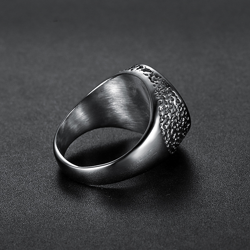 Prsten od nehrđajućeg čelika s Okom Horusa, Drevna egipatska kultura, Seiko obrada, Muški stil, Unisex, 2021