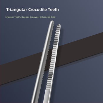 Pištoľovitý tvar, ohnuté pinzety na čistenie uší z nehrdzavejúcej ocele, na profesionálne použitie