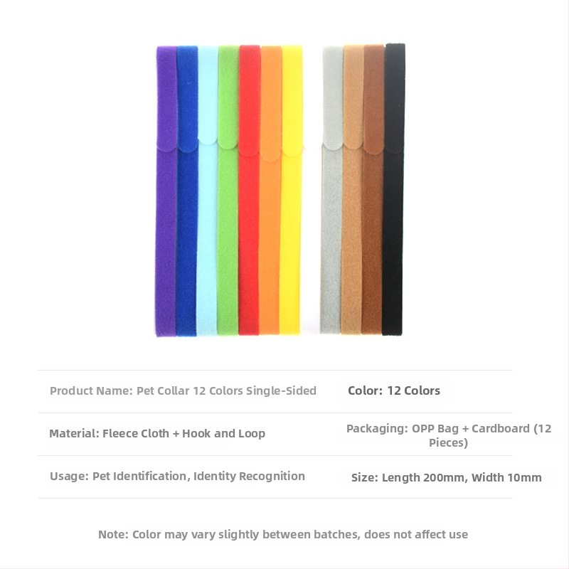 Obojok psa s Velcro pásom na identifikáciu — Materiál: Nylon; Zmes: Nylon + Polyester; Typ: Velcro Strap; Rozsah použitia: pás, zväzok, priemyselné použitie; Značka: Easy Buckle