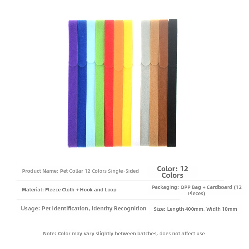 Obojok psa s Velcro pásom na identifikáciu — Materiál: Nylon; Zmes: Nylon + Polyester; Typ: Velcro Strap; Rozsah použitia: pás, zväzok, priemyselné použitie; Značka: Easy Buckle