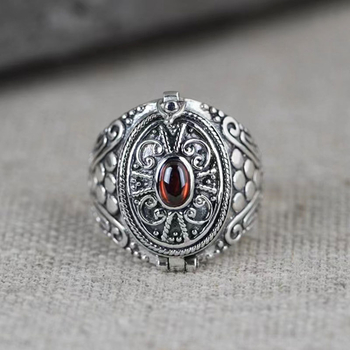 Otvoreni prsten od bakra s geometrijskim dizajnom, unisex, etno-retro stil, elektroplatirani završetak